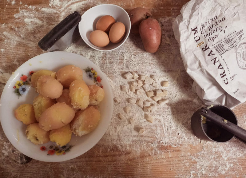 Gnocchi fatti a mano